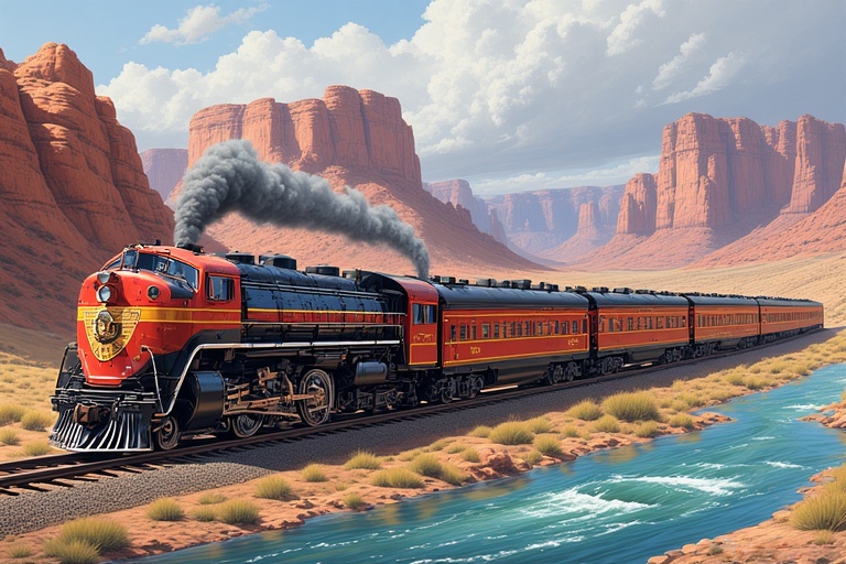 Southwest Chief AI Art 1