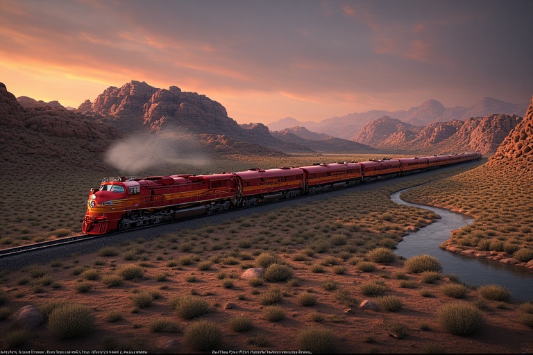 Southwest Chief AI Art 6