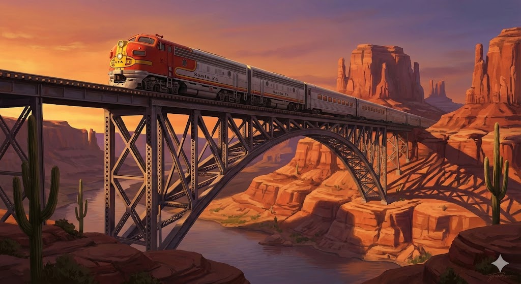 Southwest Chief AI Art 7